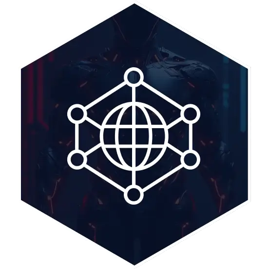 Contact Hexagon Badge